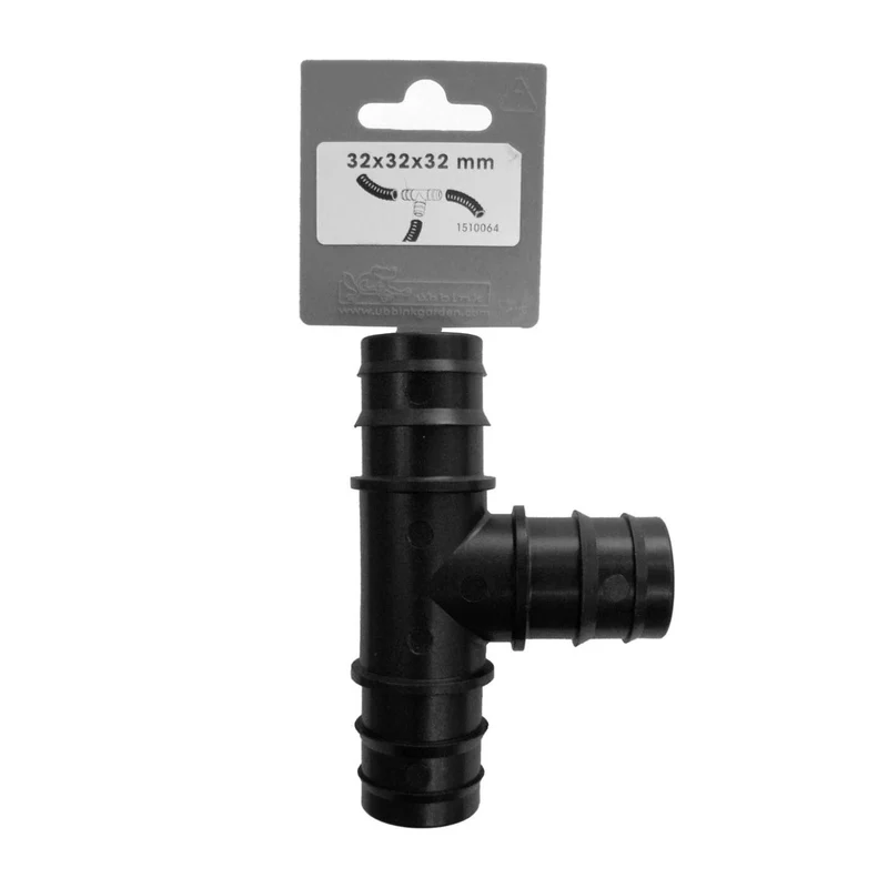 Raccord de tuyaux, dérivation pièce en T, 3 x - Ø32 (1¼") x Ø32 (1¼") x Ø32 (1¼") mm
