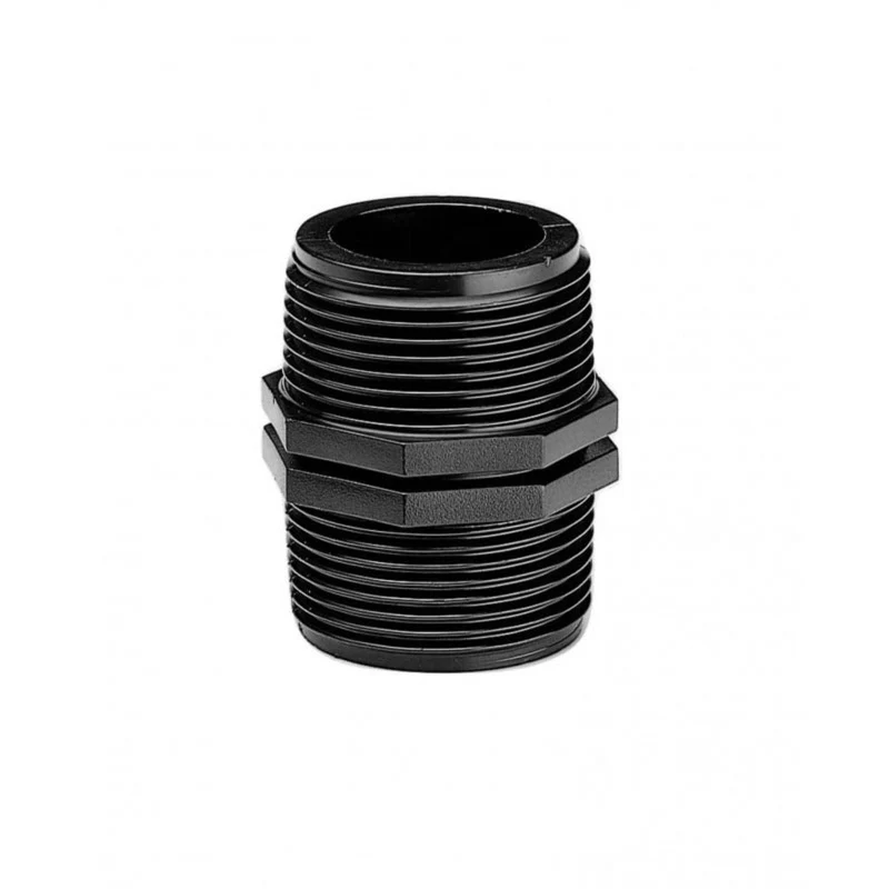 Mamelon double 2 x filetage mâle/mâle - Ø13 (½") x Ø13 (½") mm