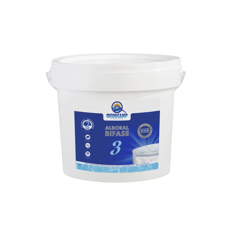 Cloro Pastilhas 250g ALBORAL BIFASE 3 SB 5 Kg QP QUIMICAMP