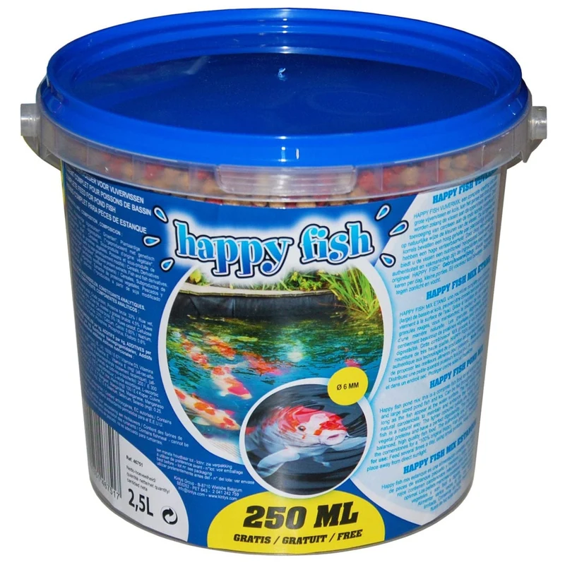 HAPPY FISH MIX-ETANG 6 MM BLEU 2.5 L