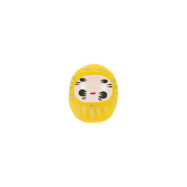 Daruma Jaune - Petit, Prospérité - Fabriqué au Japon