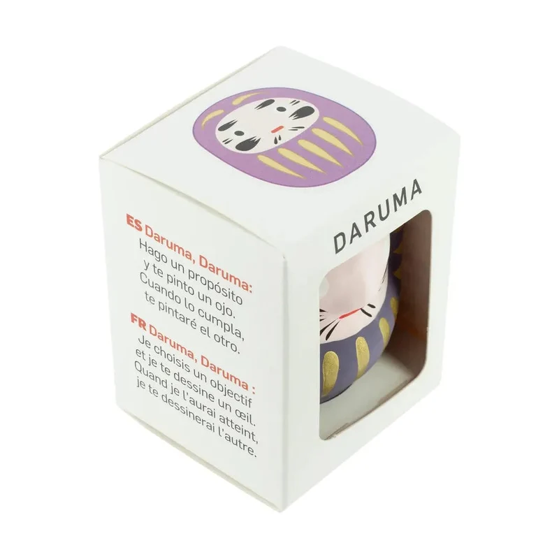 Daruma Violet - Moyen, Longévité - Fabriqué au Japon