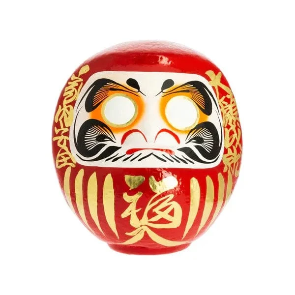 Daruma Traditionnel Rouge 30 cm - Chance - Fabriqué au Japon