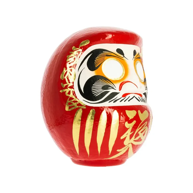 Daruma Traditionnel Rouge 30 cm - Chance - Fabriqué au Japon