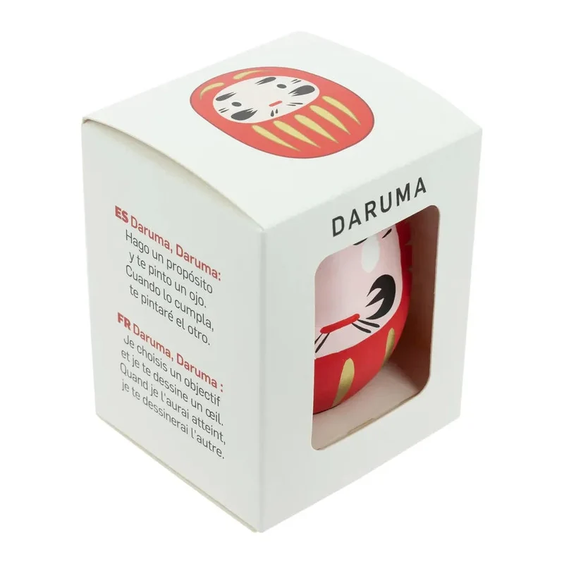 Daruma Rouge - Grand, Chance - Fabriqué au Japon