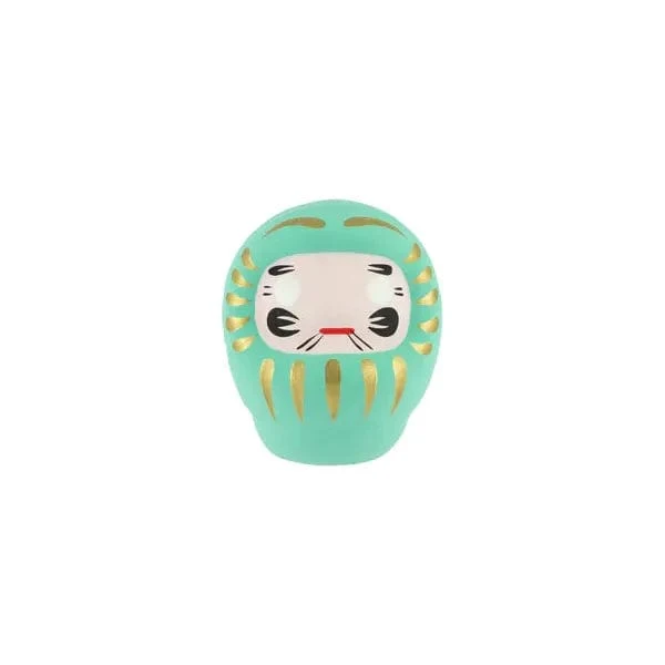 Daruma Turquoise - Moyen, Réussite Scolaire - Fabriqué au Japon