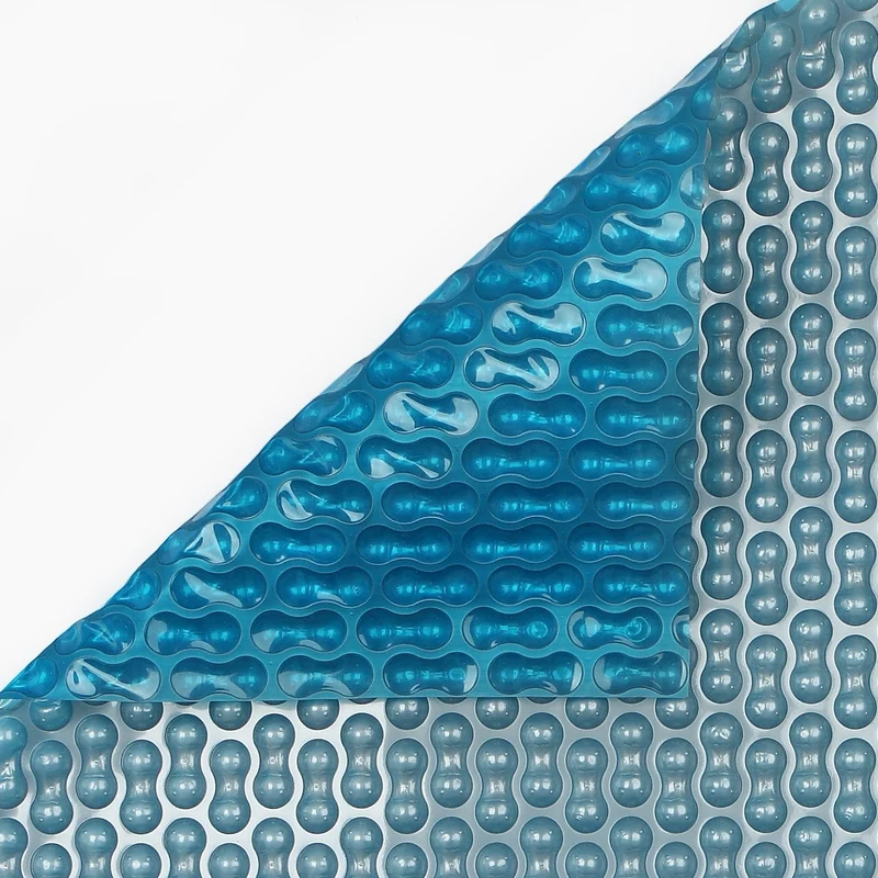 Zwembadzeil noppenfolie Donkerblauw voor ovaal zwembad 742 cm x 350 cm