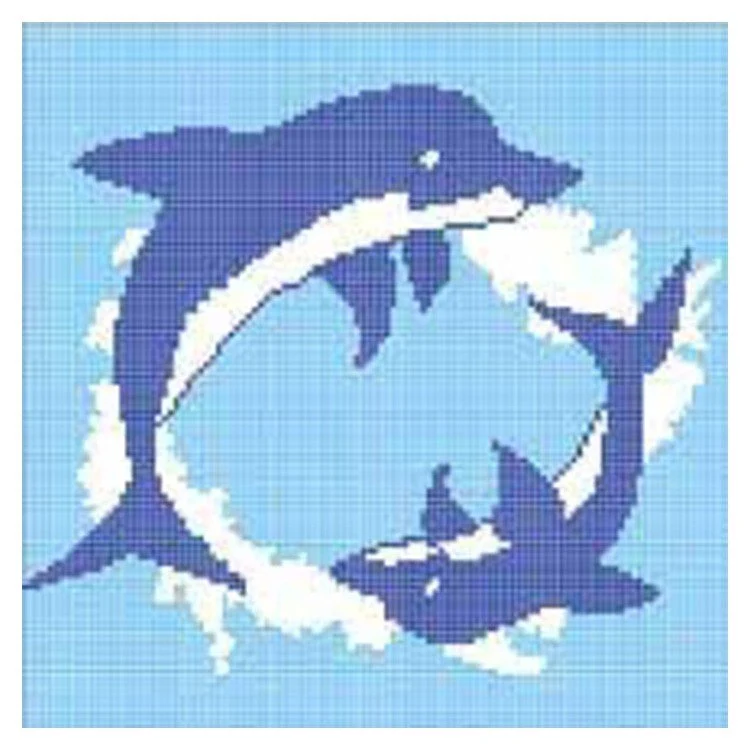 AstralPool - Dibujo Gresite Delfines Jugando 3330 x 1330 mm