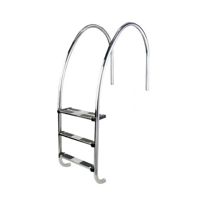 Astralpool Escalera con rebosadero y radio variable para piscina