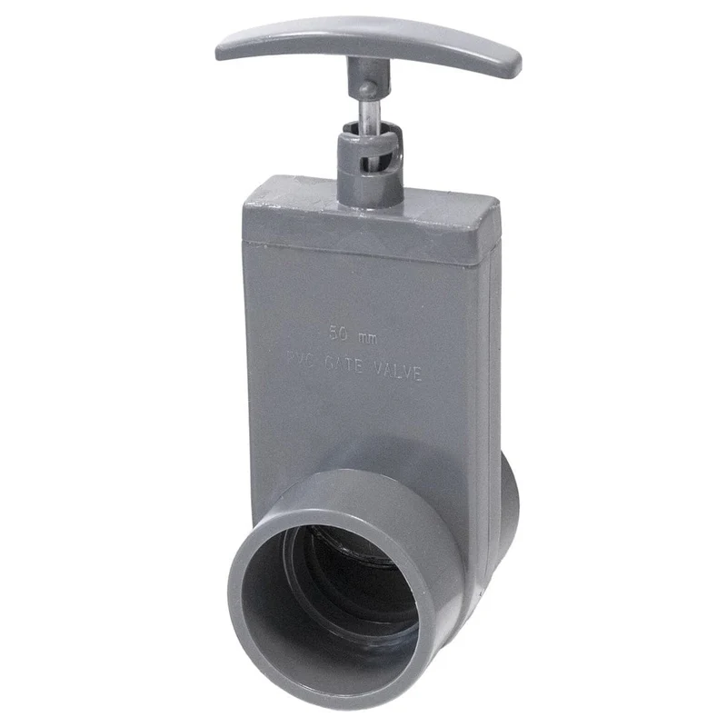 KOI PRO SLIDE VALVE 50 MM - Vanne Guillotine Koi Pro 50MM PVC à Coller
