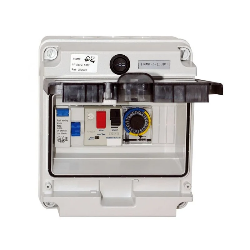 QP - Cuadro eléctrico para bomba de piscina
