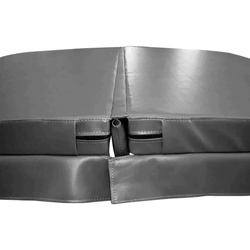 W'eau spa cover 230 x 230 cm - Grijs - radius 18 cm