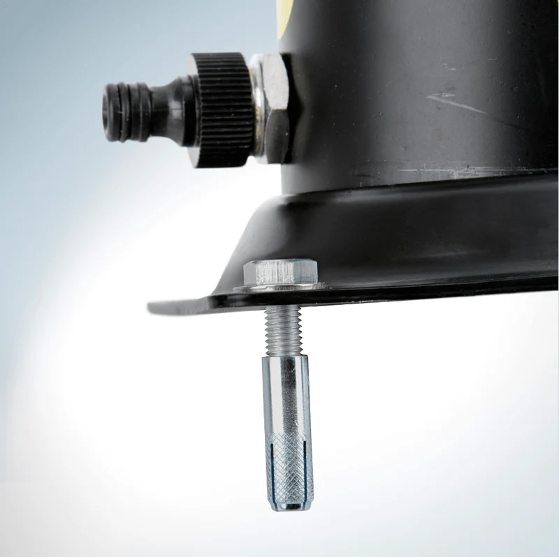 Gre Zonnedouche PVC zwart gebogen - 25 L