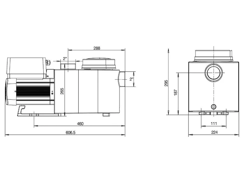 Aquagem - Inverpro 26m³/h zwembadpomp
