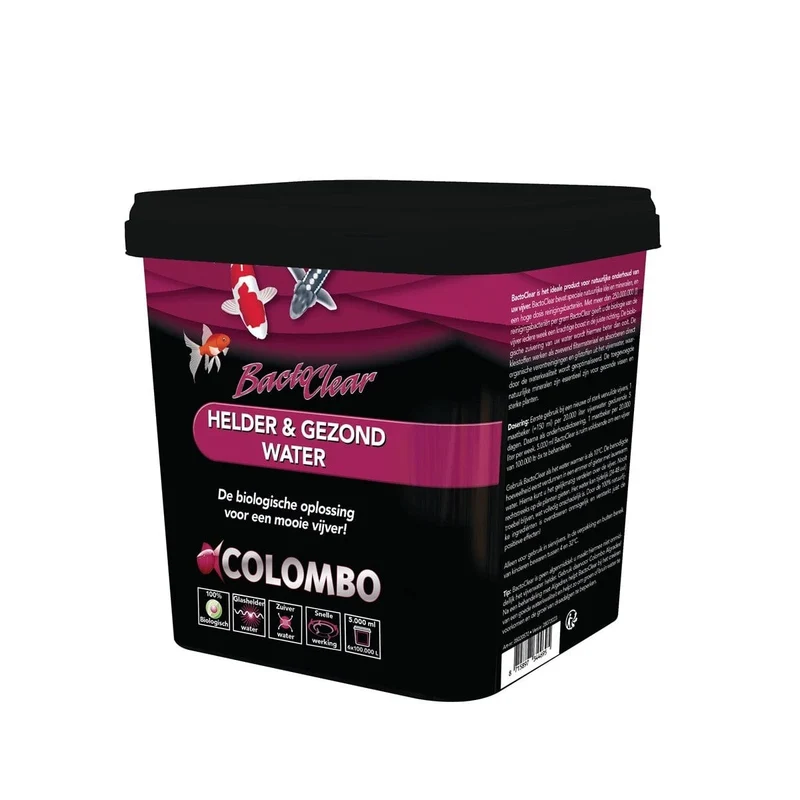 COLOMBO Bactoclear 5000 ML/100.000 L NL+F - Traitement Bactérien pour Bassin