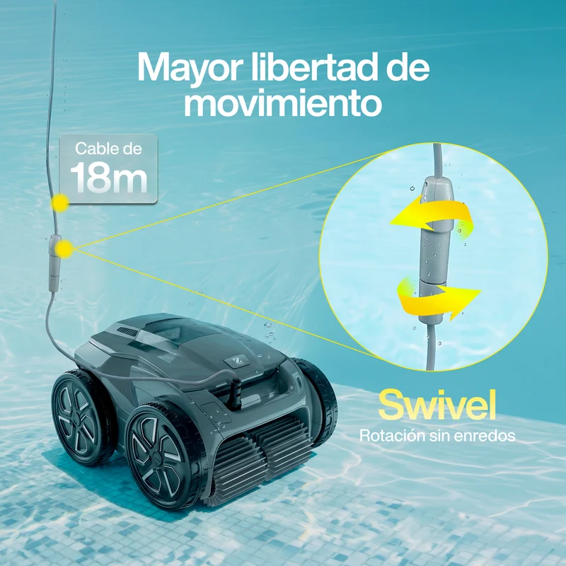 Zodiac - Alpha OA 6400 iQ Robot limpiafondos con cable para piscina